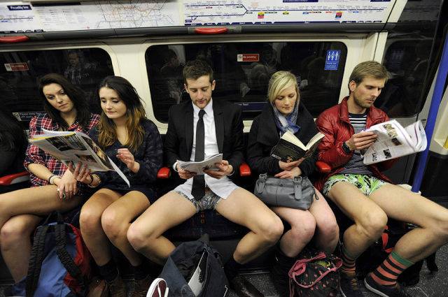 No Pants Subway Ride Montreal - 2017