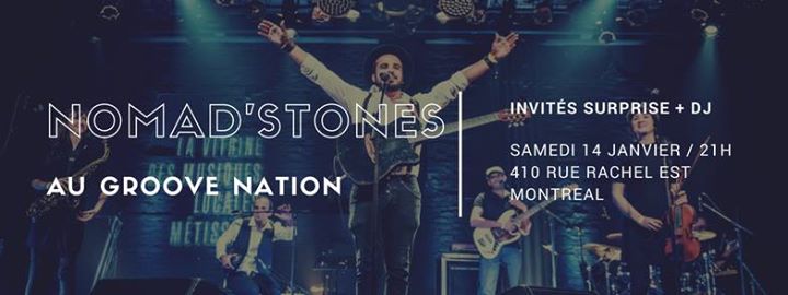 Nomad'Stones au Groove Nation