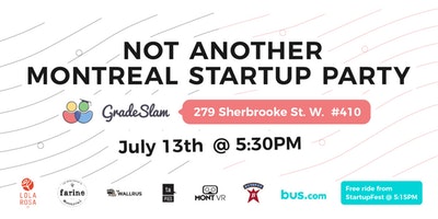 Not Another Montreal Startup Party