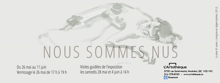 Nous sommes nus - Vernissage le 26 mai 2016 -