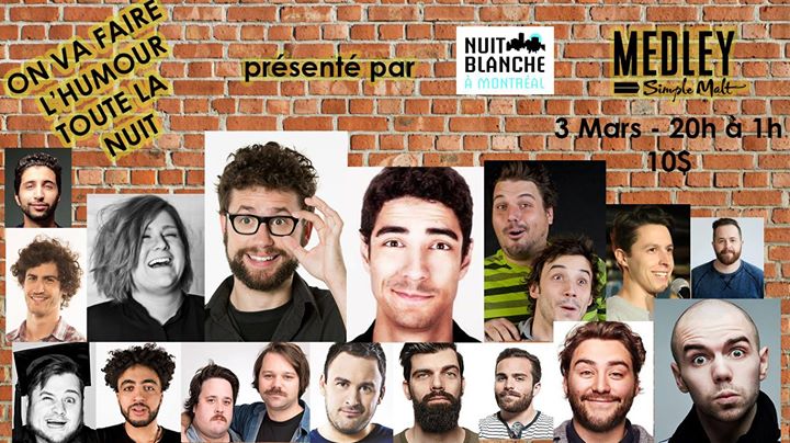 Nuit blanche au Medley : On va faire l'humour toute la nuit !
