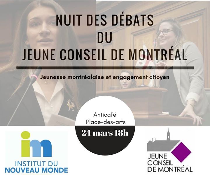 Nuit des débats - Jeune Conseil de Montréal