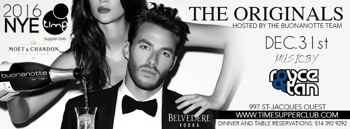 NYE at Time Supper Club hosted by the Buona Notte team