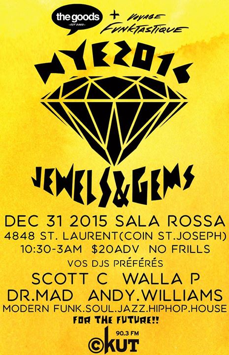 NYE2016 JEWELS & GEMS - the goods + voyage funktastique