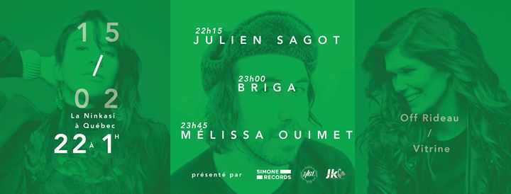 OFF Rideau - Julien Sagot, Briga et Mélissa Ouimet
