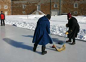 Old-fashioned curling