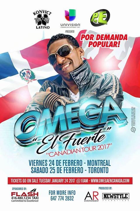 OMEGA El Fuerte @Montreal - Vendredi 24 Fevrier