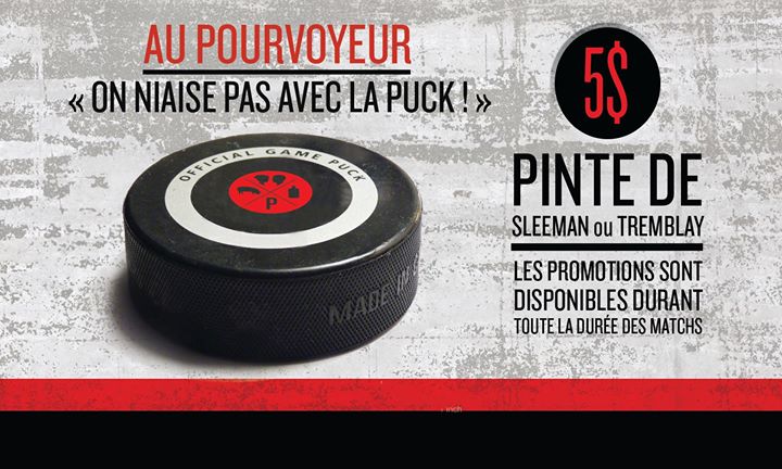 On Diffuse La Game! Niaise Pas Avec LA Puck!