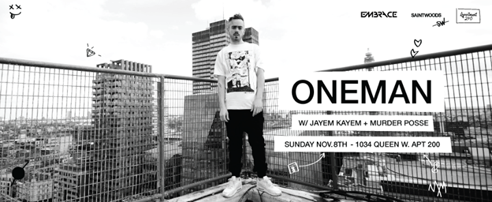 ONEMAN w/ GUESTS - NOVEMBER 8TH - APT200 (TO)