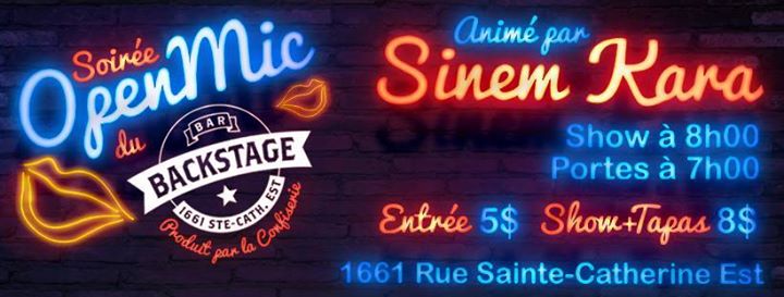 Open-mic du Backstage