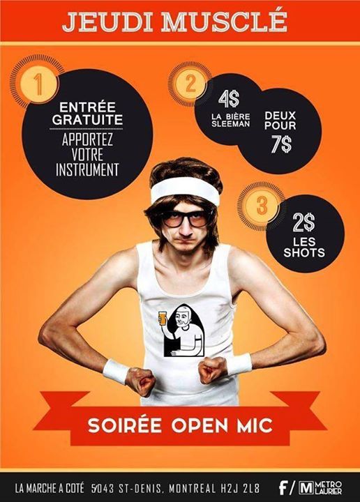 OPEN MIC Jeudi Musclé