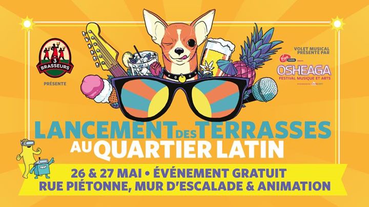 Osheaga présente: Lancement des terrasses de la rue St-Denis