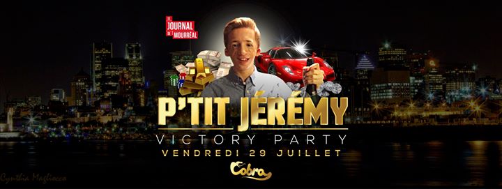 P'tit Jérémy victory party