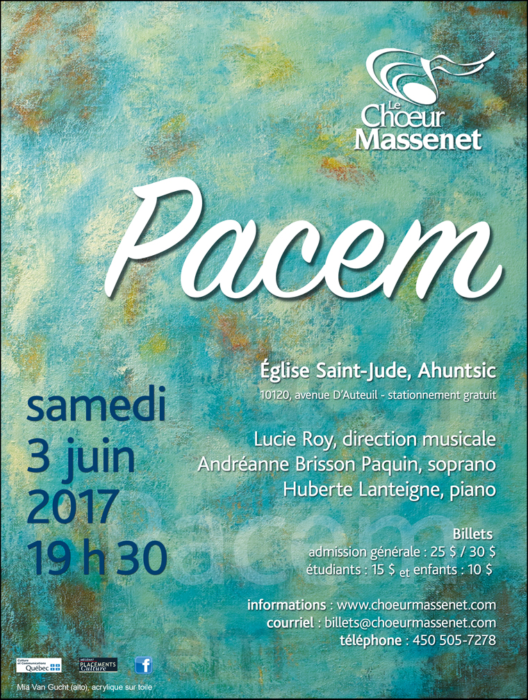 Pacem - œuvres chorales pour la paix