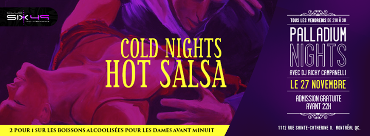 PALLADIUM NIGHTS - 'Cold Nights. Hot Salsa'