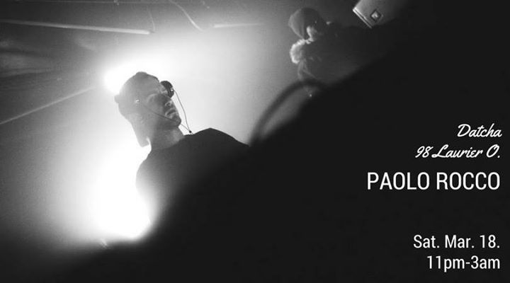 Paolo Rocco at Datcha Saturdays