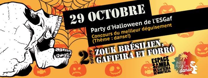 Party d'Halloween costumé de l'ESGaf!
