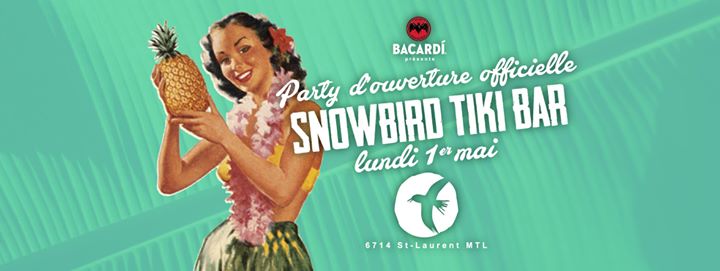 Party d'ouverture officielle du Snowbird Tiki Bar