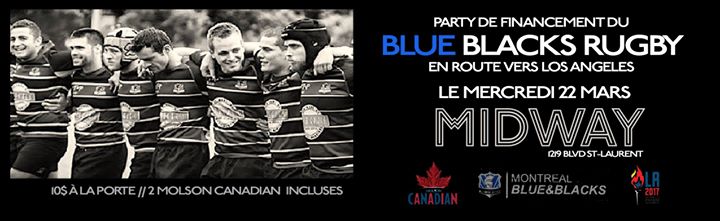 Party des BlueBlacks de Montréal à la Taverne Midway