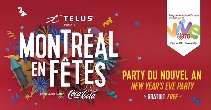 Party du Nouvel An Montréal en Fêtes / New Year’s Eve Party