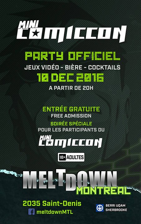 Party officiel du Mini-Comiccon!