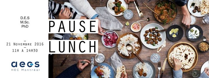 Pause Lunch de l'AECS !