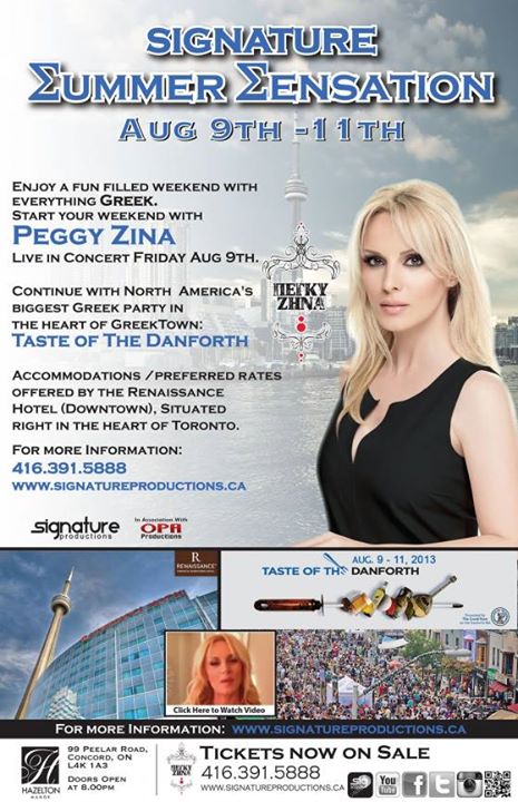 Peggy Zina in Toronto