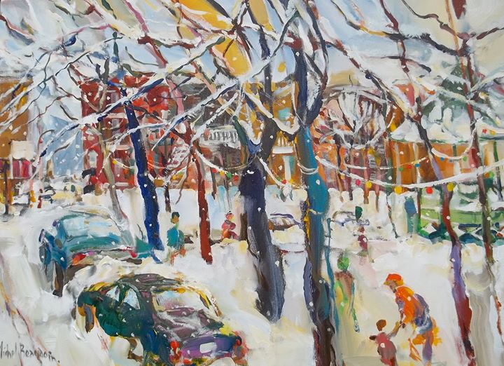 Peinture en direct au Parc Molson