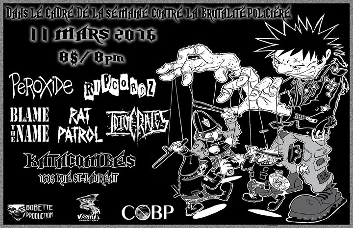 Peroxide + Ripcordz + Blame the name + Rat patrol + Idiocrates