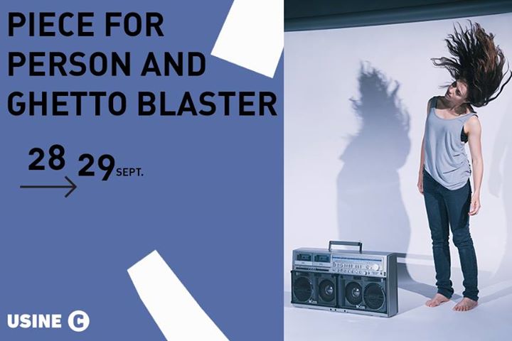 Piece for person and ghetto blaster // Nicola Gunn