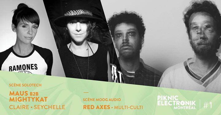 Piknic Électronik MTL #1: Maus b2b MightyKat, Red Axes