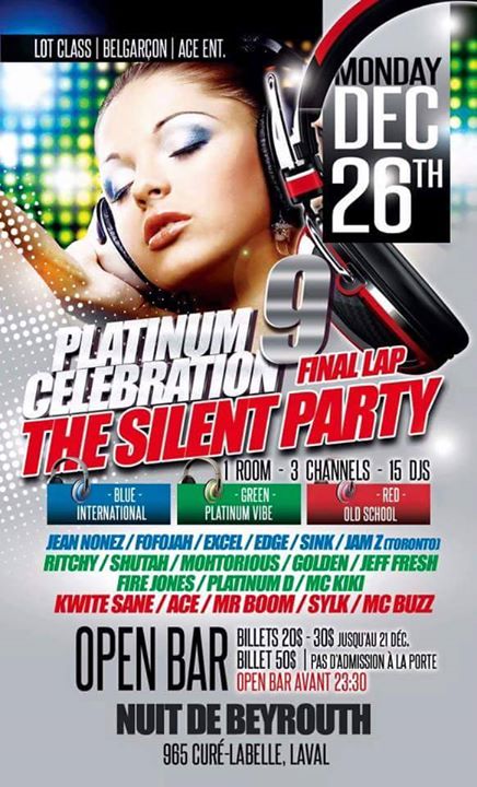 Platinum Celebration (silent PARTY)