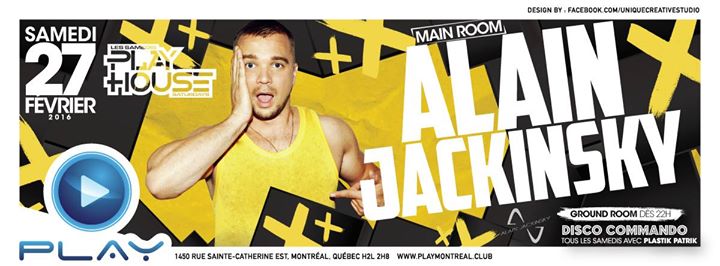 PLAY: Alain Jackinsky & Plastik Patrik