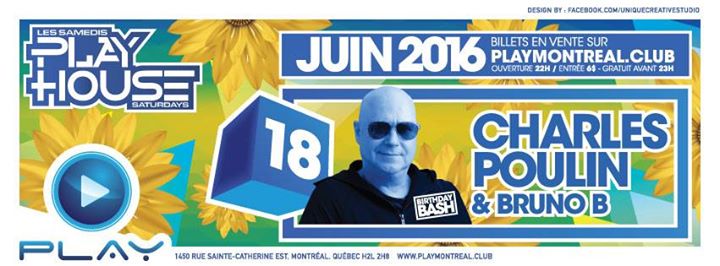 PLAY: Charles Poulin & Bruno B