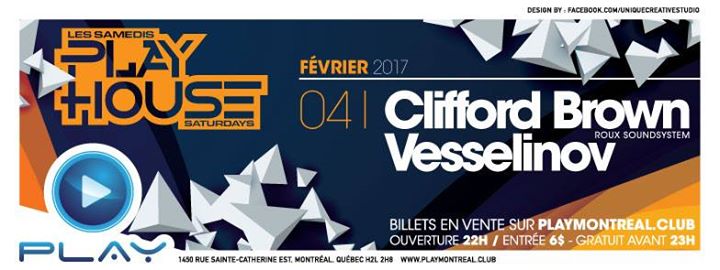 Play House : Clifford Brown et Vesselinov : 2017-02-04