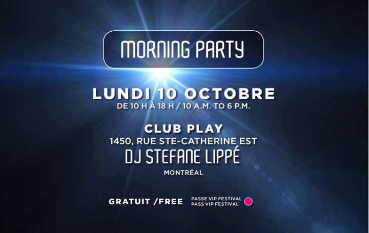Play : Morning Party - Black&Blue - Stefane Lippé