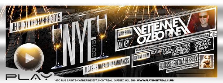 PLAY: Party du Nouvel An - DJ Étienne Ozborne