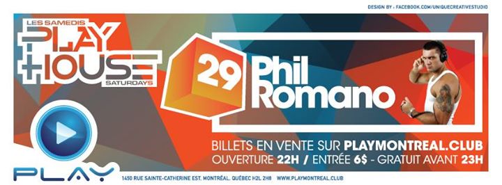 Play :: Phil Romano // 29.10.2016