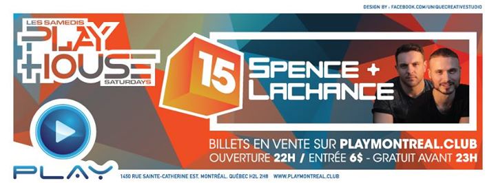 PLAY :: Spence+Lachance // 15.10.2016