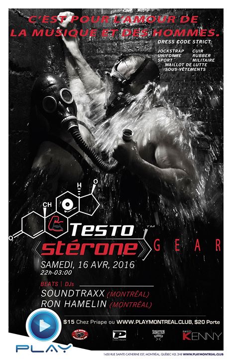 PLAY: Testostérone™ GEAR Montréal