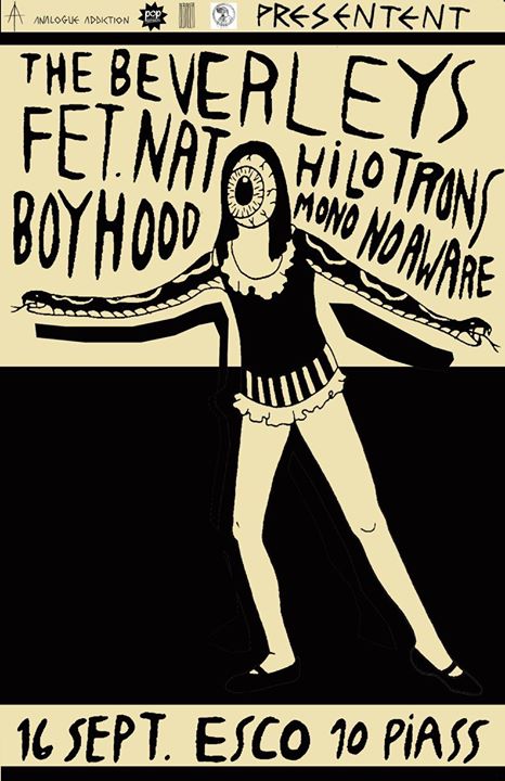 [POP MTL] THE BEVERLEYS + FET.NAT + HILOTRONS + BOYHOOD + MONO NO AWARE