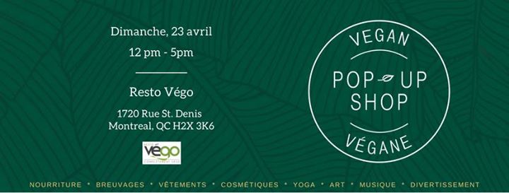 Pop-Up Shop Végane: 2e édition