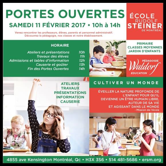 Portes Ouvertes (hiver) / Winter Open House