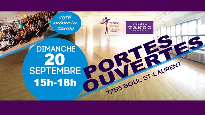 PORTES OUVERTES & Practica gratuite • Café, mimosa et tango!