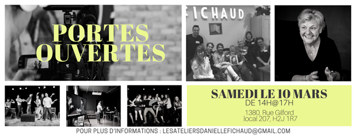 Portes Ouvertes ::Samedi 10 mars ::14h@17h