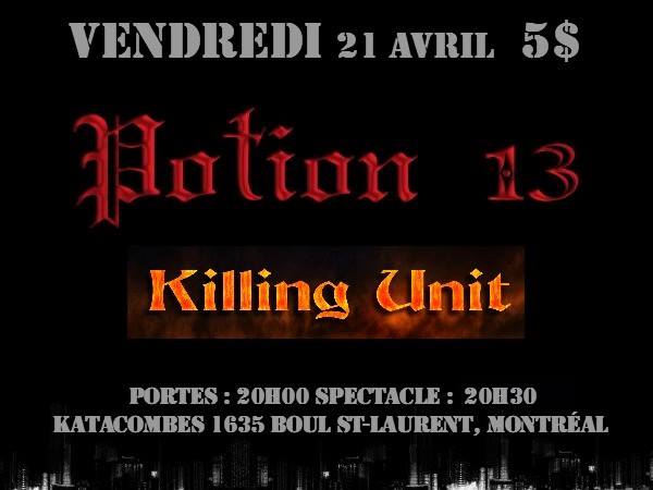 Potion 13, Killing Unit -5$