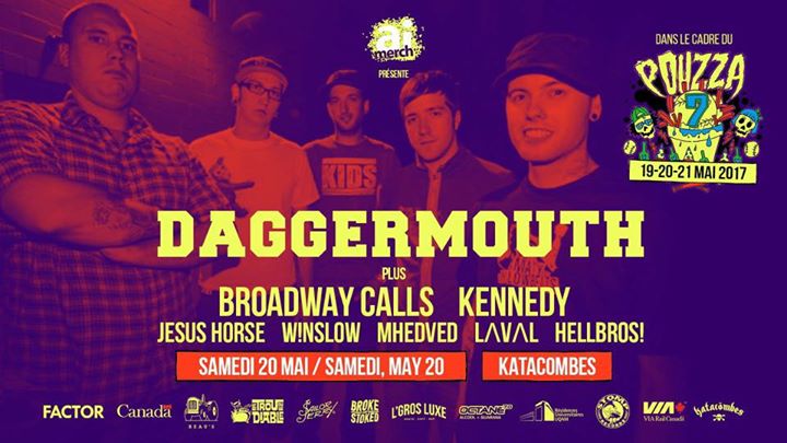 Pouzza Fest 7 - Katacombes - May 21 (Daggermouth + Invites)