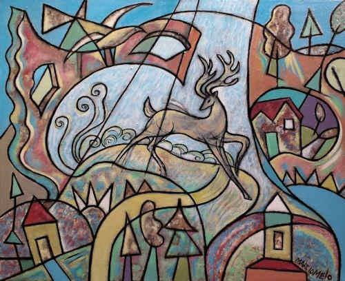 PRENEZ UN CAFÉ AVEC L'ARTISTE PEINTRE MARCIO MELO