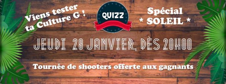 Quizz Spécial Soleil ! On va vous réchauffer !