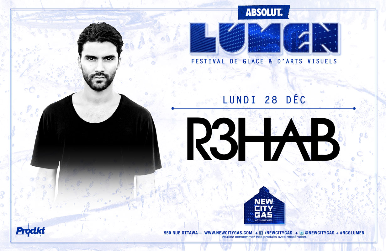 R3HAB au New City Gas - Lundi 28 Decembre
